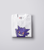 Gengar Pokemon, Gengar Pokemon tshirt, oversized tshirt, white, pokemon