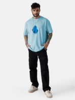 best t shirts for men Spectral swag cotton mangal mood For men, women Comfort shop caption loose, relaxed fit all color, blue blanket ghost, mangal mood, oversized tshirt, round neck